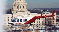 Minnesota State Patrol Chopper - Capitol Flyby